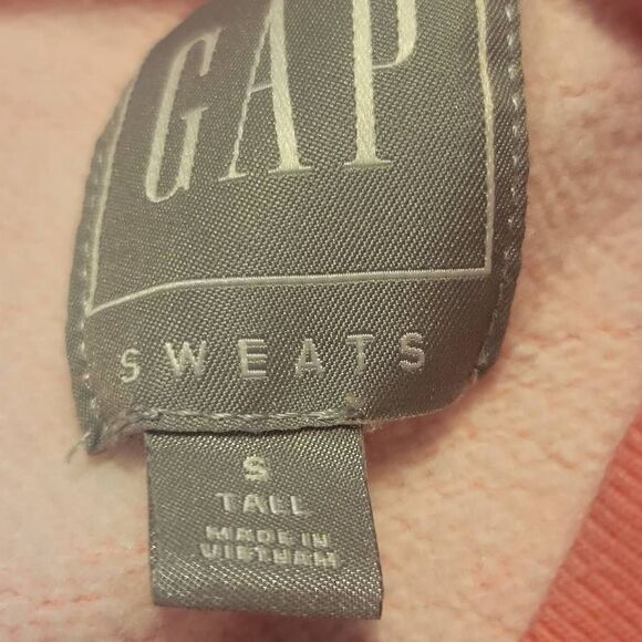 Gap Sweats Coral Crew Neck Sweatshirt Size Small (Tall 42-44) - Picture 5 of 6